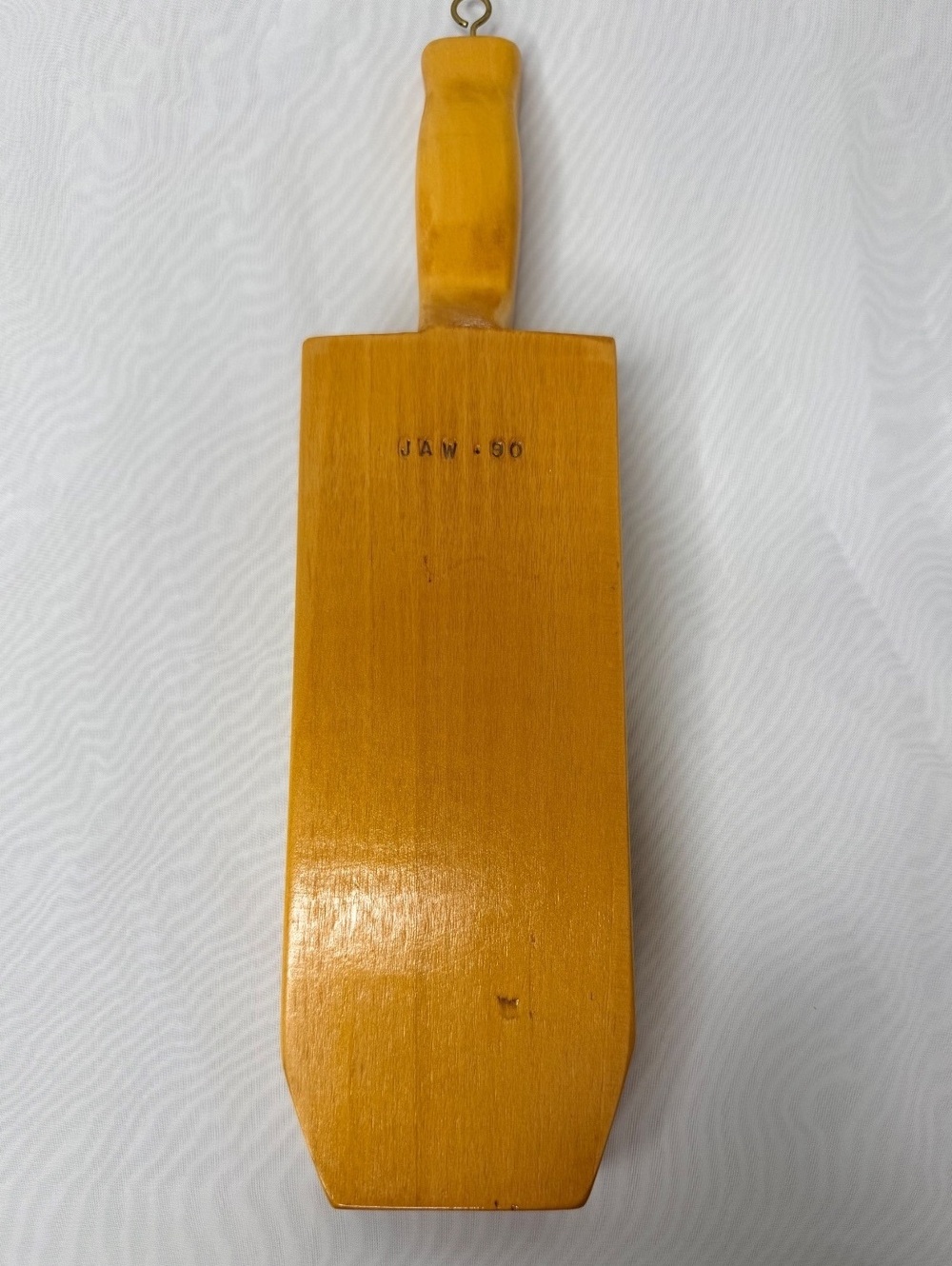 Vintage Handmade Wooden Butter Paddle and Cutting Board 13x3”